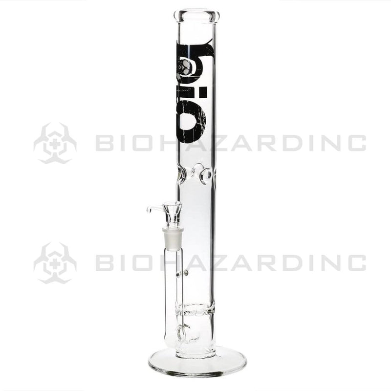 Bio Glass Glass Bong 18" BIO Hurricane Water Pipe - Black Logo