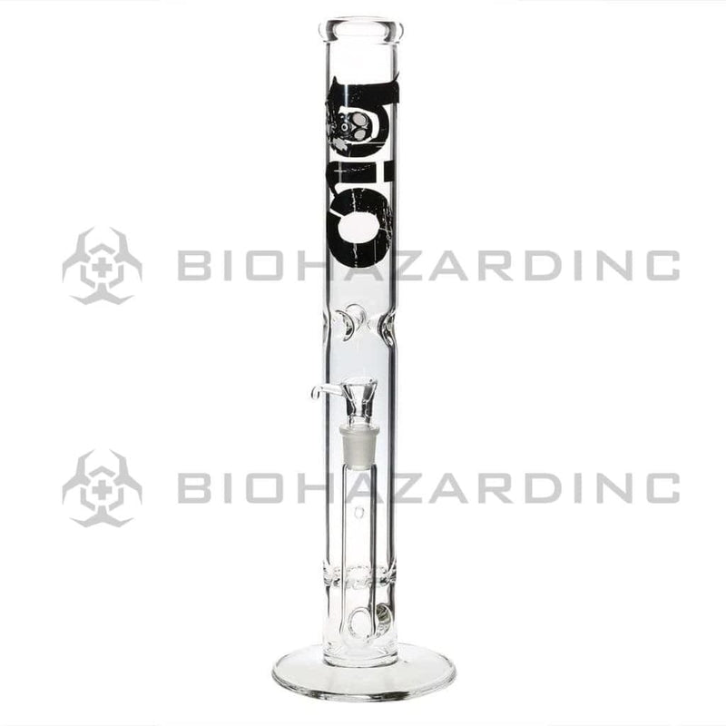 Bio Glass Glass Bong 18" BIO Hurricane Water Pipe - Black Logo