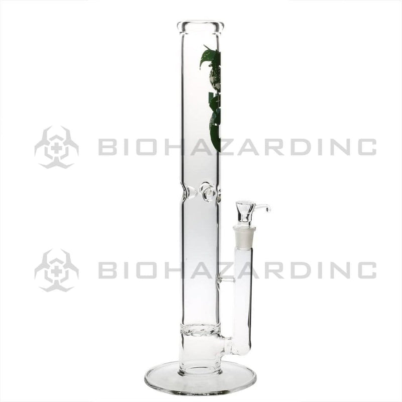 Bio Glass Glass Bong 18" BIO Hurricane Water Pipe - Green Logo