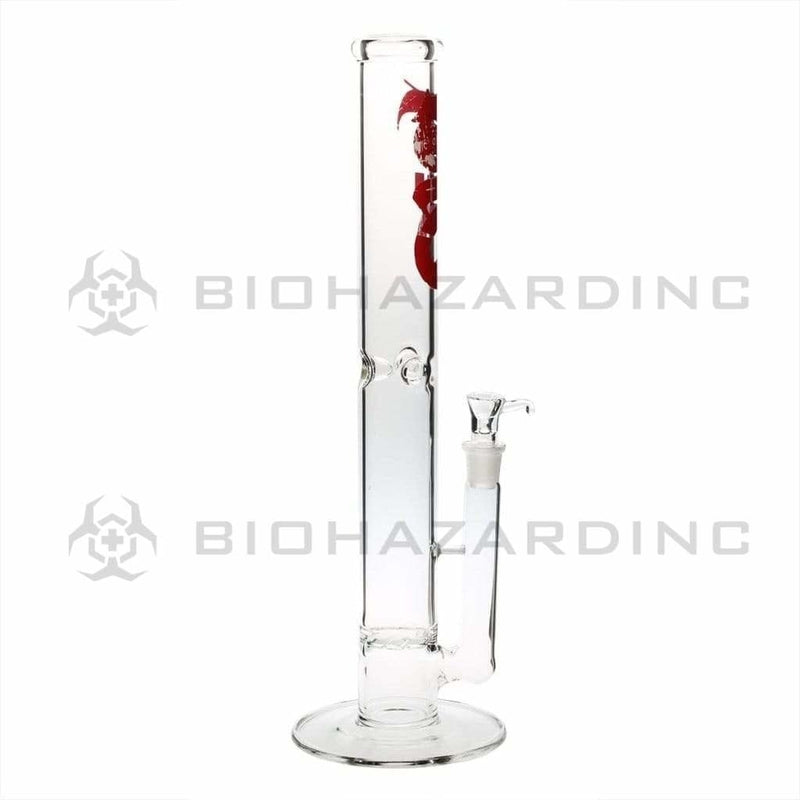 Bio Glass Glass Bong 18" BIO Hurricane Water Pipe - Red Logo