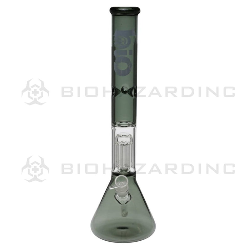 Bio Glass Glass Bong 18" BIO Single Tree Beaker Water Pipe - Smoke Black