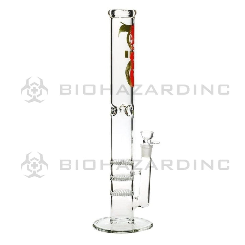 Bio Glass 18" BIO Triple Honeycomb Water Pipe - Rasta Logo