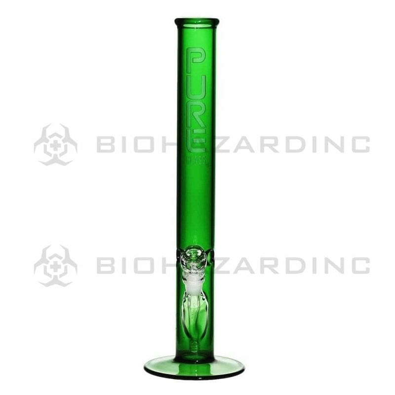 Pure Glass Glass Bong 18" PURE Classic Straight Bong - Green