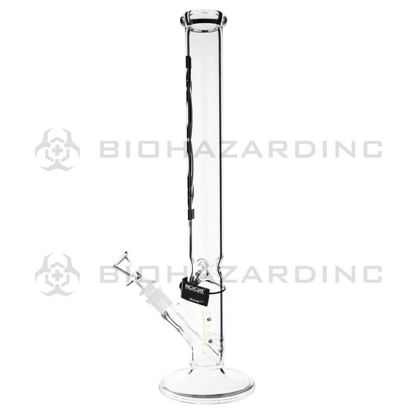 Roor Glass Bong 18" ROOR Classic Straight Waterpipe - Black Logo - 45mm x 5mm