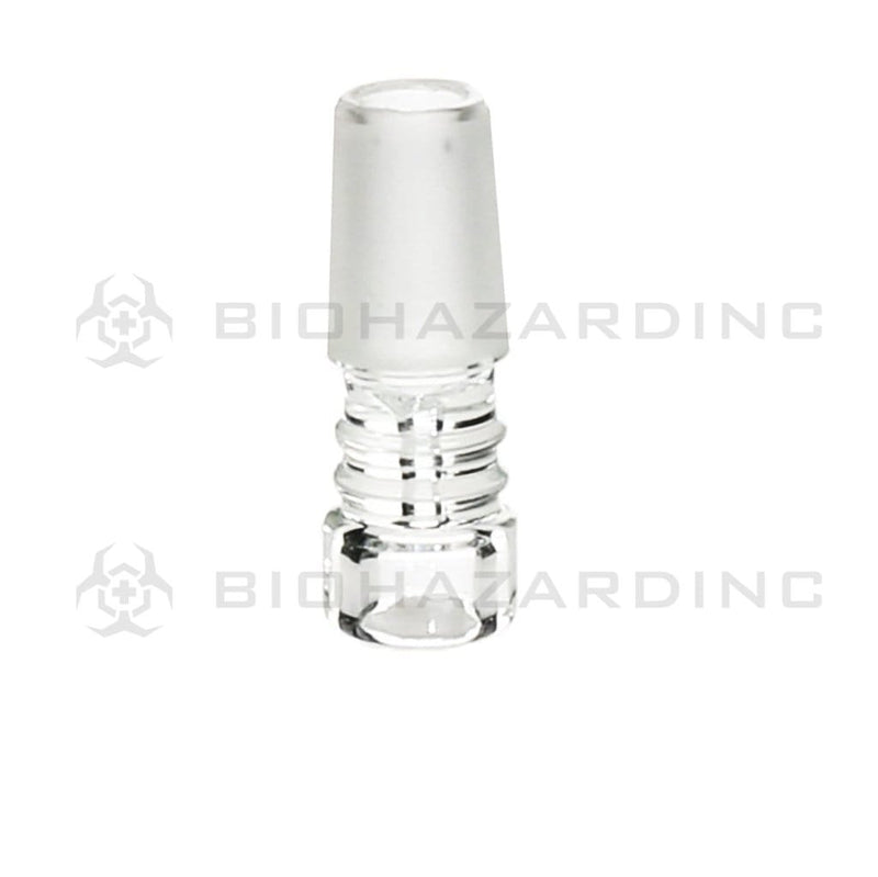 Biohazard Inc 19mm Bowl 19mm Cylinder Bowl with Rings - Clear