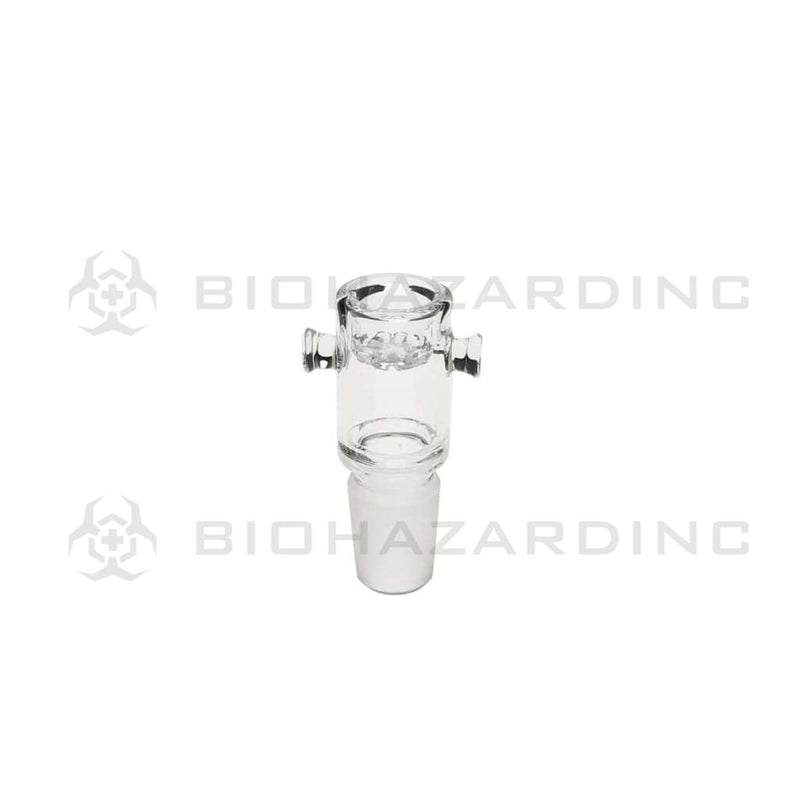 Biohazard Inc 19mm Bowl 19mm Screen Bowl -  Clear Handles