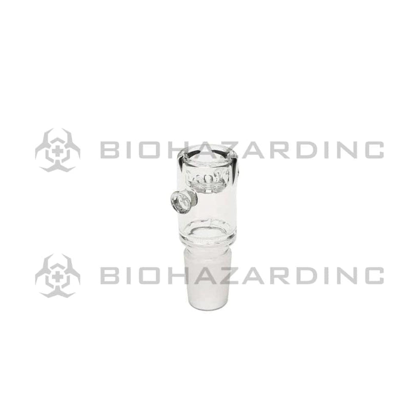 Biohazard Inc 19mm Bowl 19mm Screen Bowl -  Clear Handles