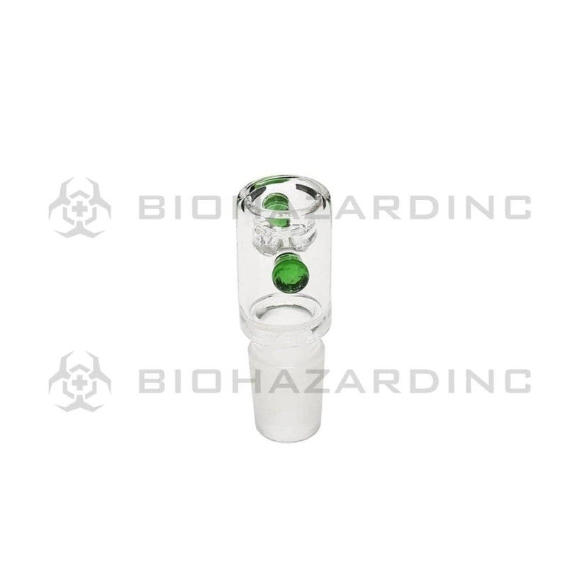 Biohazard Inc 19mm Bowl 19mm Screen Bowl -  Green Handles