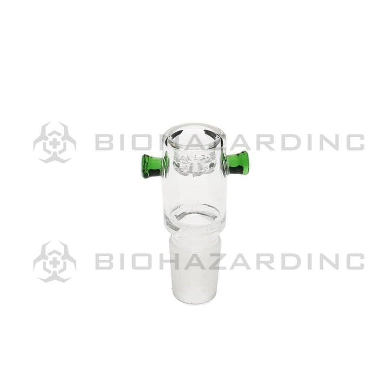 Biohazard Inc 19mm Bowl 19mm Screen Bowl -  Green Handles