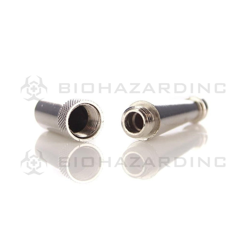 Biohazard Inc Metal Hand Pipe 2 1/2" Metal Zeppelin Pipe - Assorted Colors