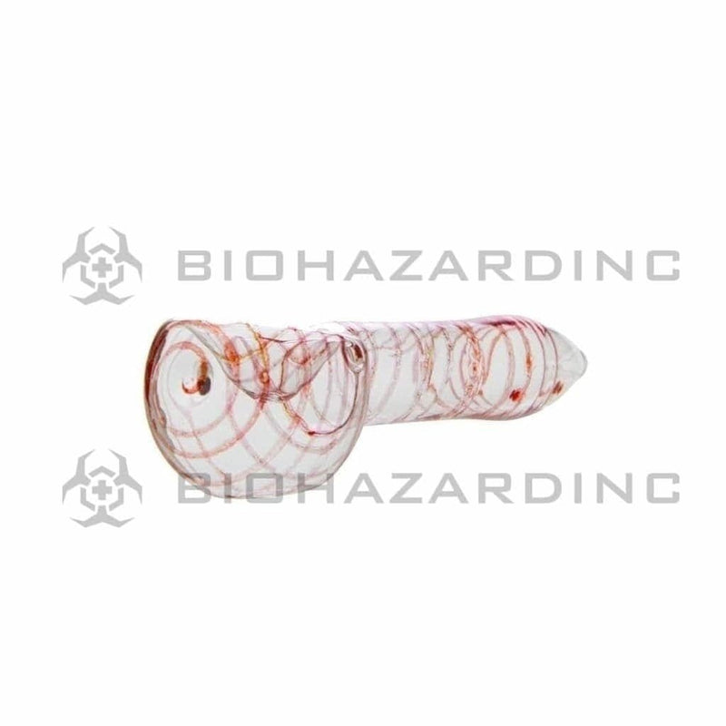 Biohazard Inc Glass Hand Pipe 2-3"  Peanut Glass Hand Pipe - 100 Count