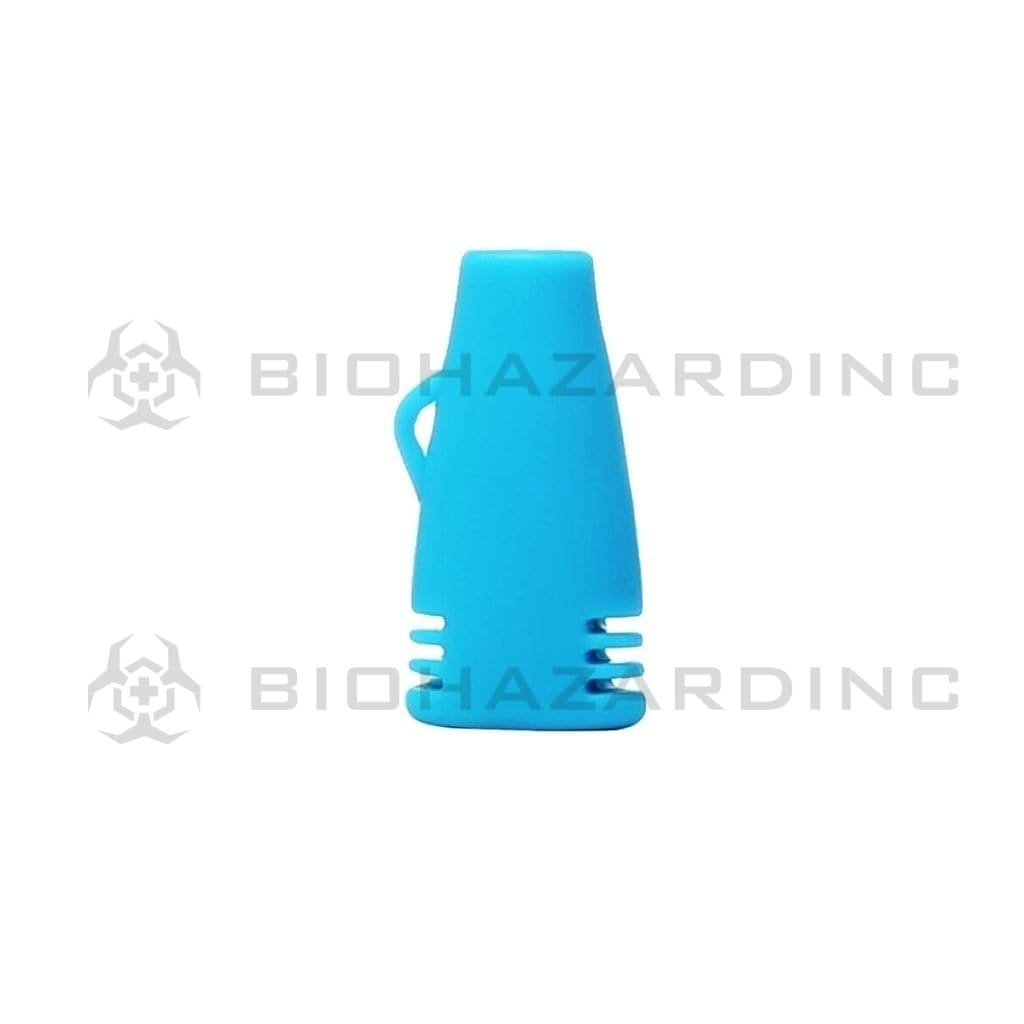 Biohazard Inc Hand Pipe Accessory 2" Silicone Hitter Pipe -  Blue
