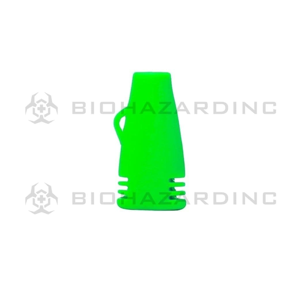 Biohazard Inc Hand Pipe Accessory 2" Silicone Hitter Pipe -  Green