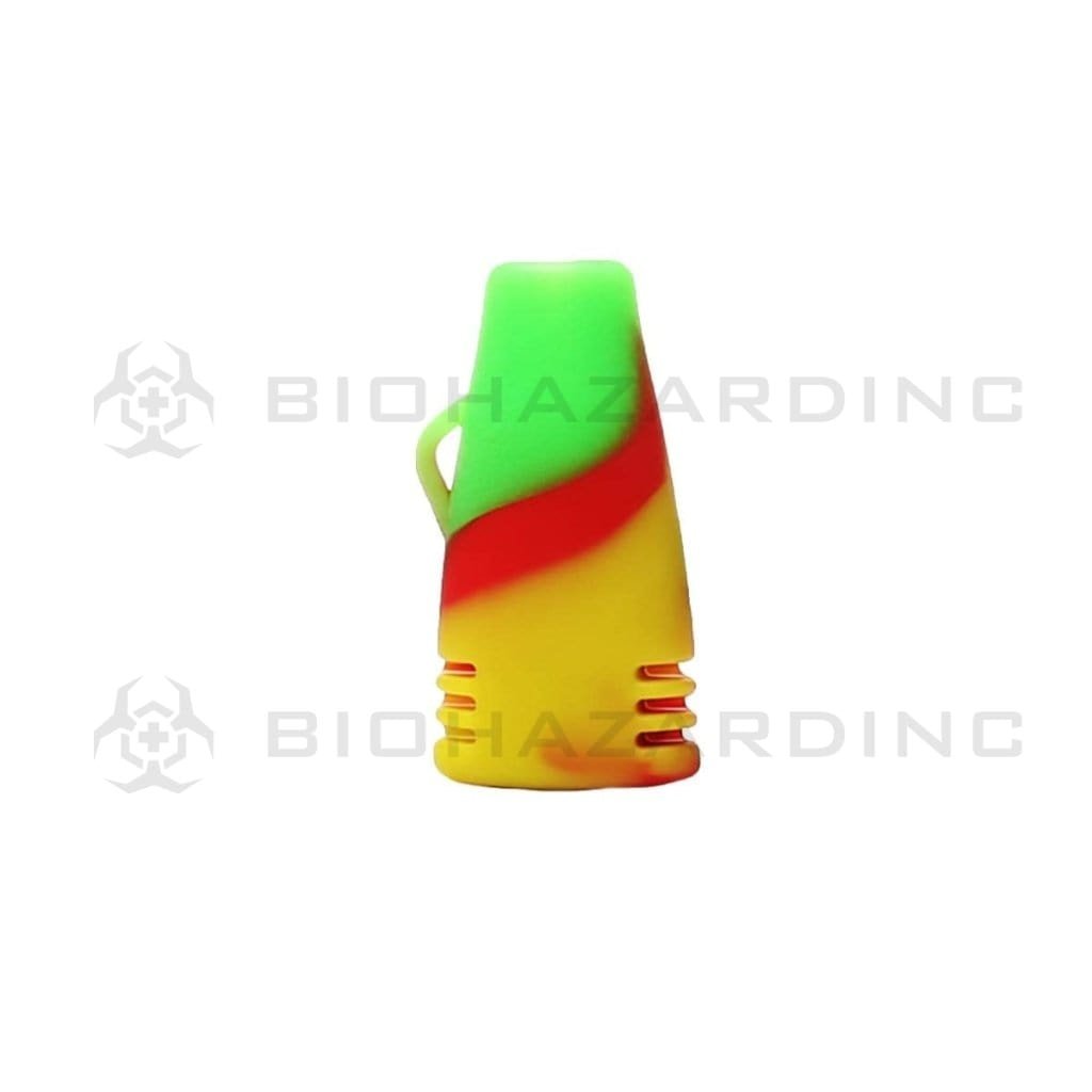 Biohazard Inc Hand Pipe Accessory 2" Silicone Hitter Pipe -  Rasta