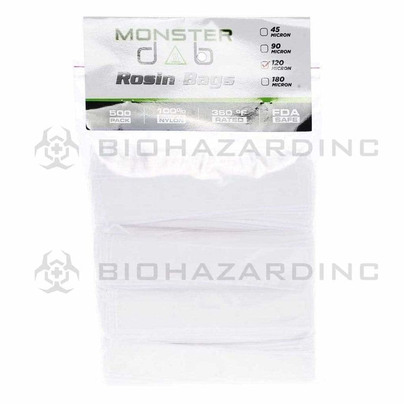 Monster Dab Rosin Bag 2" x 10" 120 Micron Monster Dab Rosin Bag - 500 Count