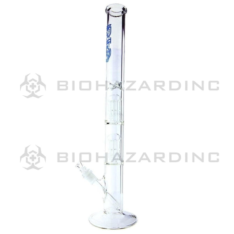 Bio Glass Glass Bong 22" BIO Double 10 Arm Tree Straight- Blue