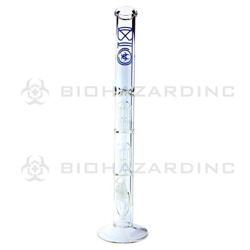 Bio Glass Glass Bong 22" BIO Double 10 Arm Tree Straight- Blue