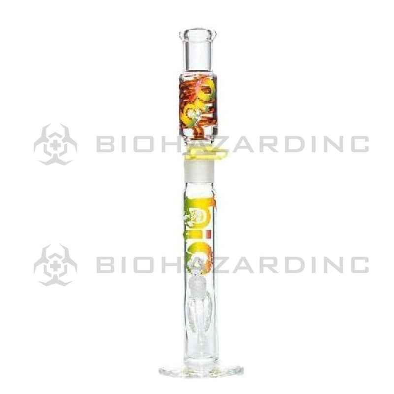 Bio Glass Glass Bong 22" BIO Freezable Coil Straight Water Pipe - Amber