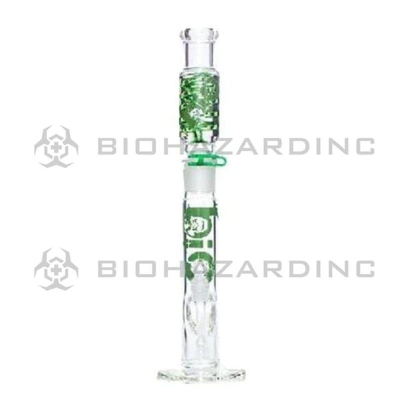 Bio Glass Glass Bong 22" BIO Freezable Coil Straight Water Pipe - Green