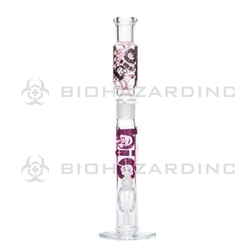 Bio Glass Glass Bong 22" BIO Freezable Coil Straight Water Pipe - Pink