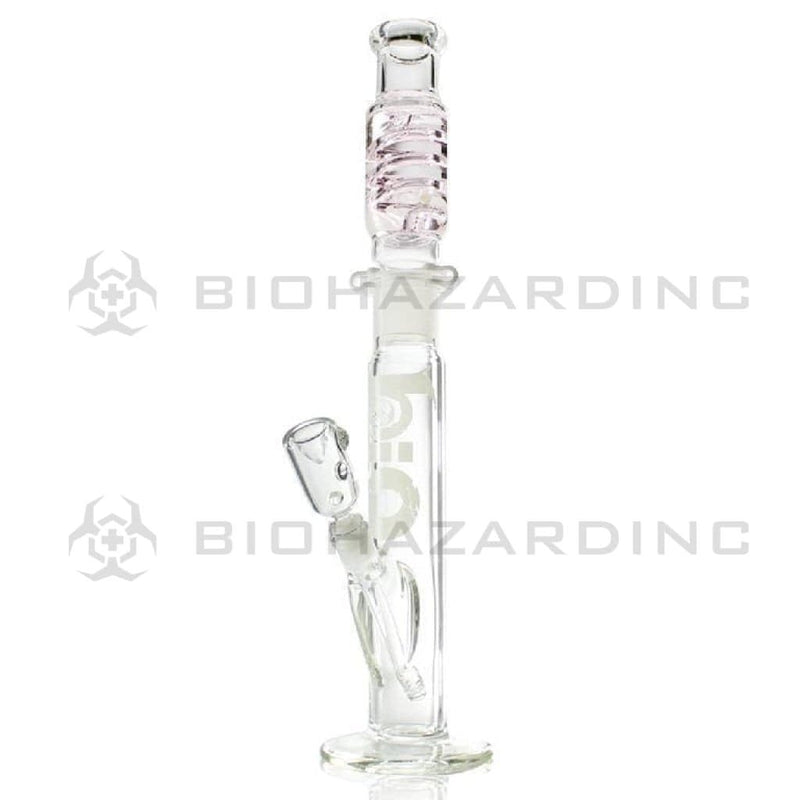 Bio Glass Glass Bong 22" BIO Freezable Coil Straight Water Pipe - Pink