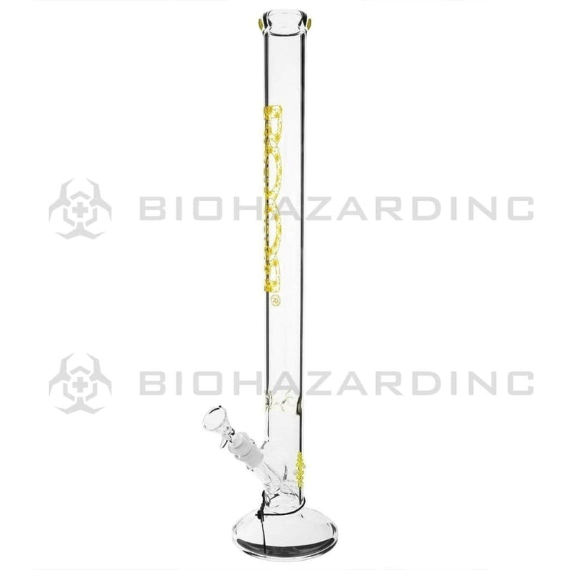 Roor Glass Bong 22" ROOR Classic Straight Waterpipe - Yellow logo - 45mm x 5mm