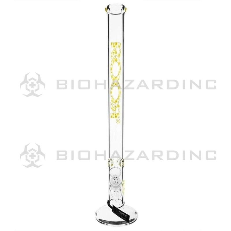 Roor Glass Bong 22" ROOR Classic Straight Waterpipe - Yellow logo - 45mm x 5mm