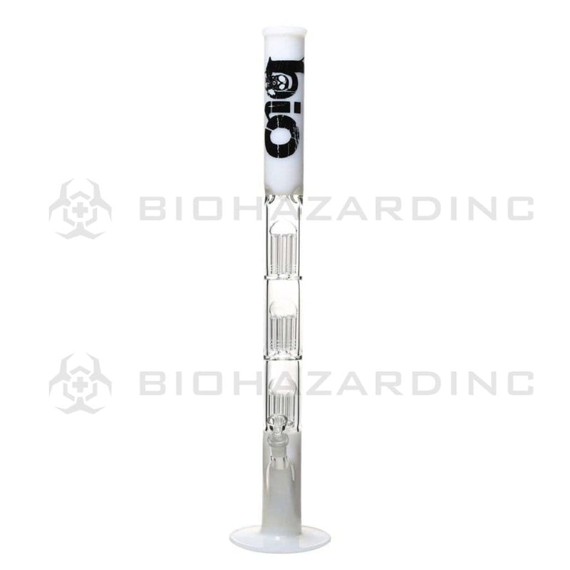 Bio Glass Glass Bong 26" BIO Triple Tree Straight Water Pipe - White