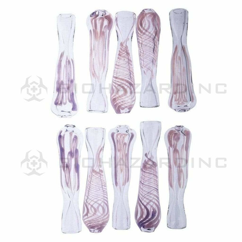 3.5" Slyme Chillum | Pink and Purple