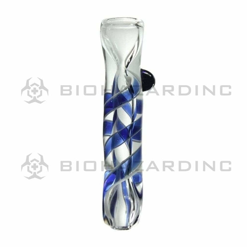 Biohazard Inc Glass Chillum Hand Pipe 3"-4" Assorted Chillum Pipes