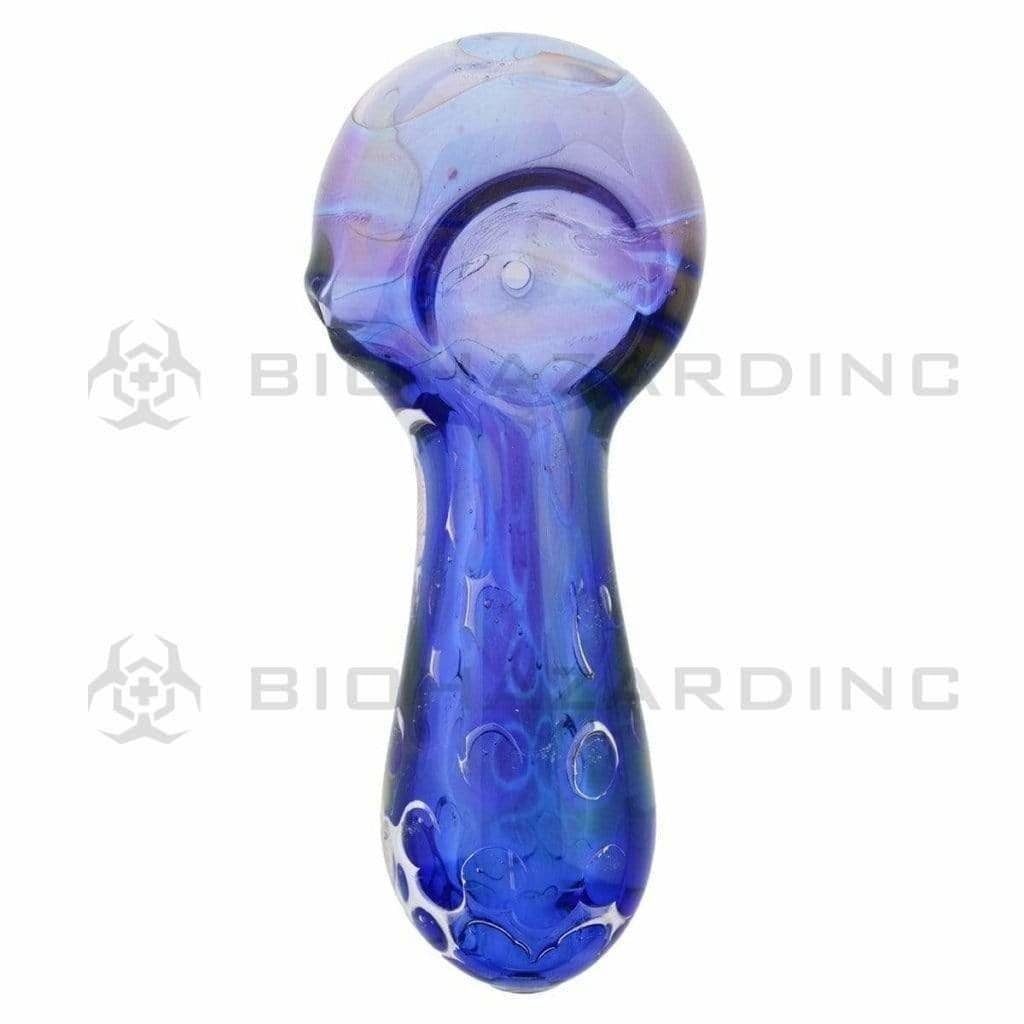 Biohazard Inc Novelty Hand Pipe 3" Honeycomb Hand Pipe - Blue / Green