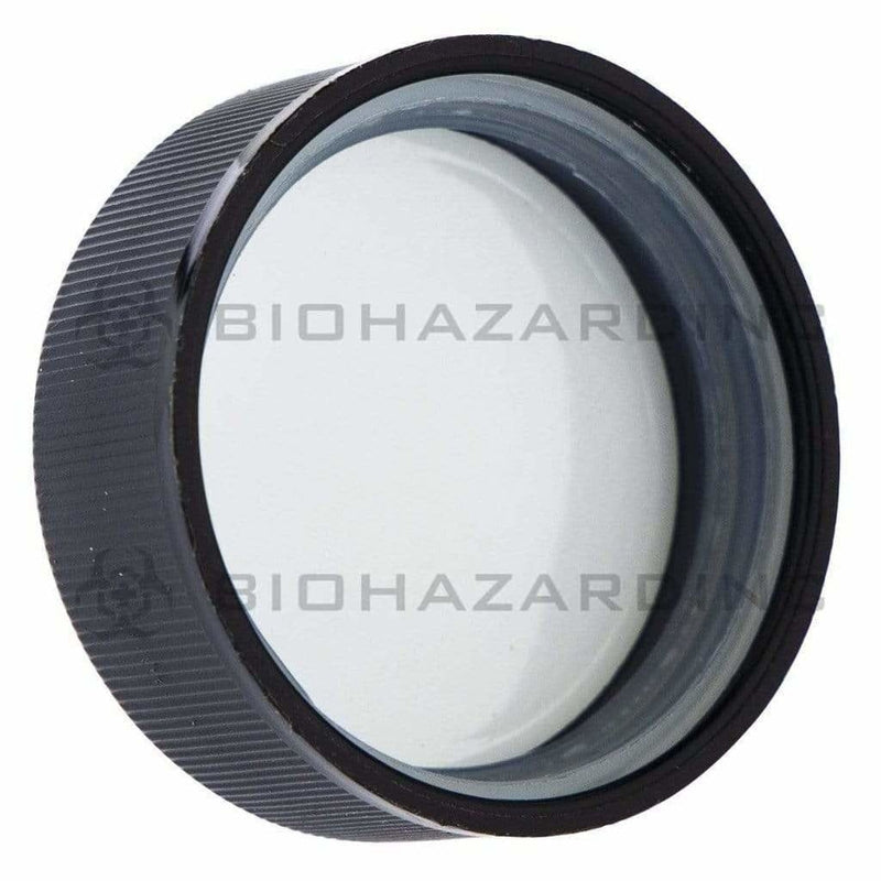 Biohazard Inc Child Resistant Cap 38mm Plastic CR Cap - Black