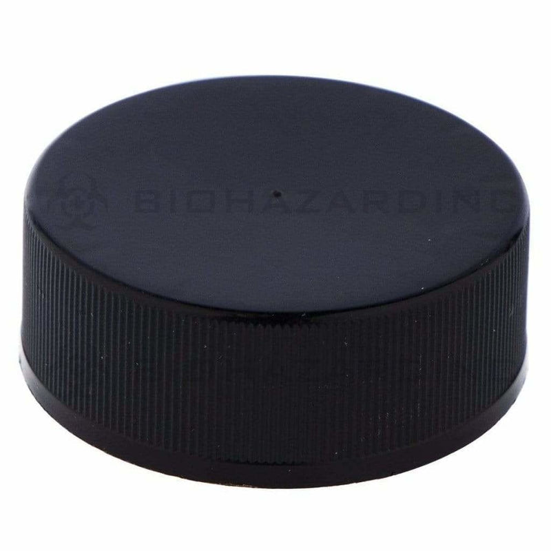 Biohazard Inc Child Resistant Cap 38mm Plastic CR Cap - Black