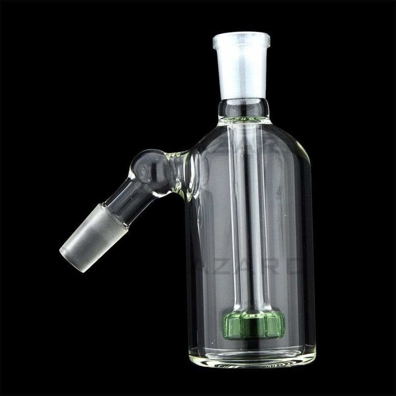 Biohazard Inc Ash Catcher 4.5” Ashcatcher Showerhead Perc 45° 14mm/14mm - Green