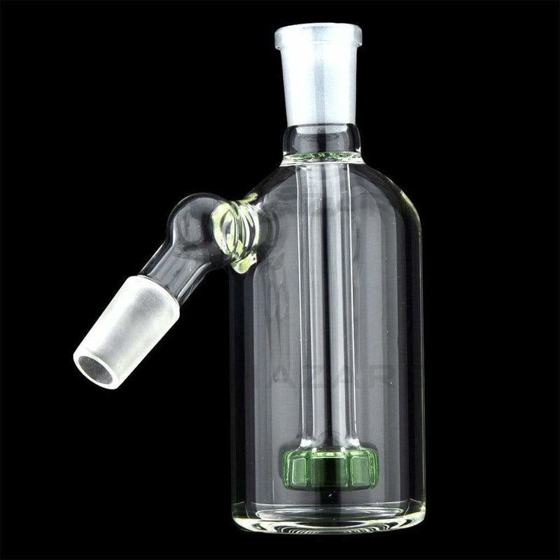 Biohazard Inc Ash Catcher 4.5” Ashcatcher Showerhead Perc 45° 14mm/14mm - Green