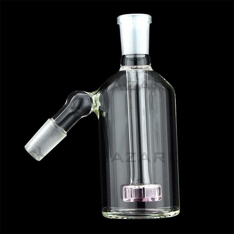 Biohazard Inc Ash Catcher 4.5” Ashcatcher Showerhead Perc 45° 14mm/14mm - Pink