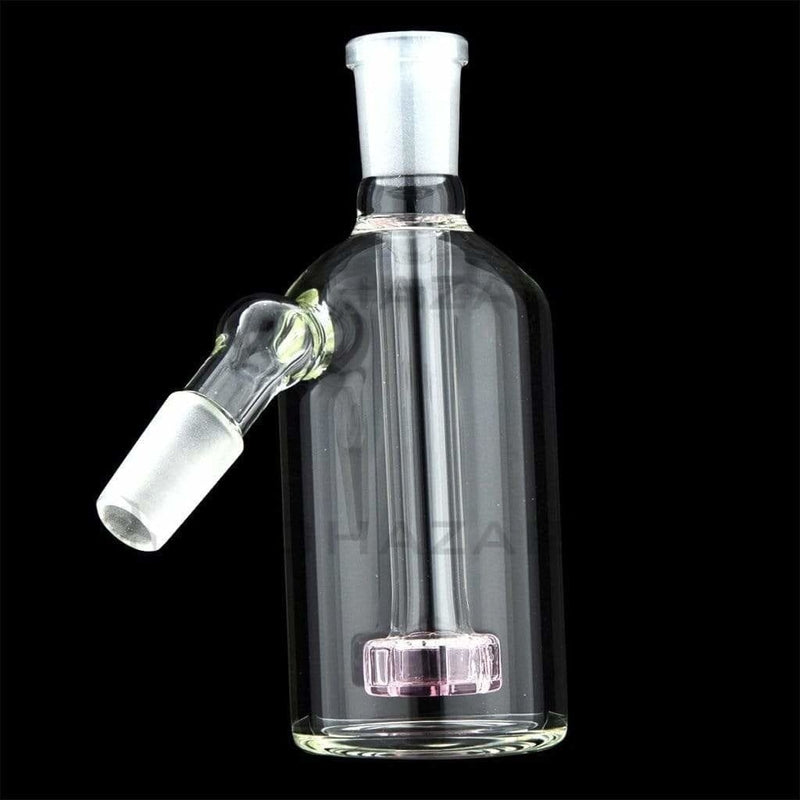 Biohazard Inc Ash Catcher 4.5” Ashcatcher Showerhead Perc 45° 14mm/14mm - Pink