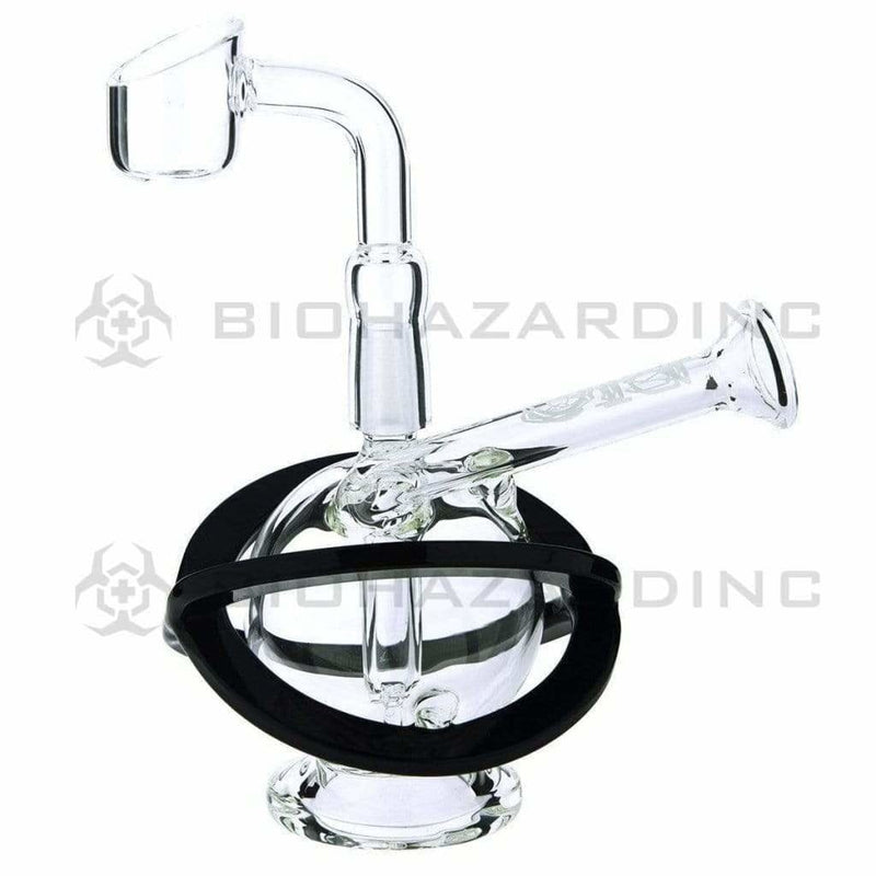 Bio Glass Glass Dab Rig 4" BIO X Single Diffuser Sphere Rig 10mm - White