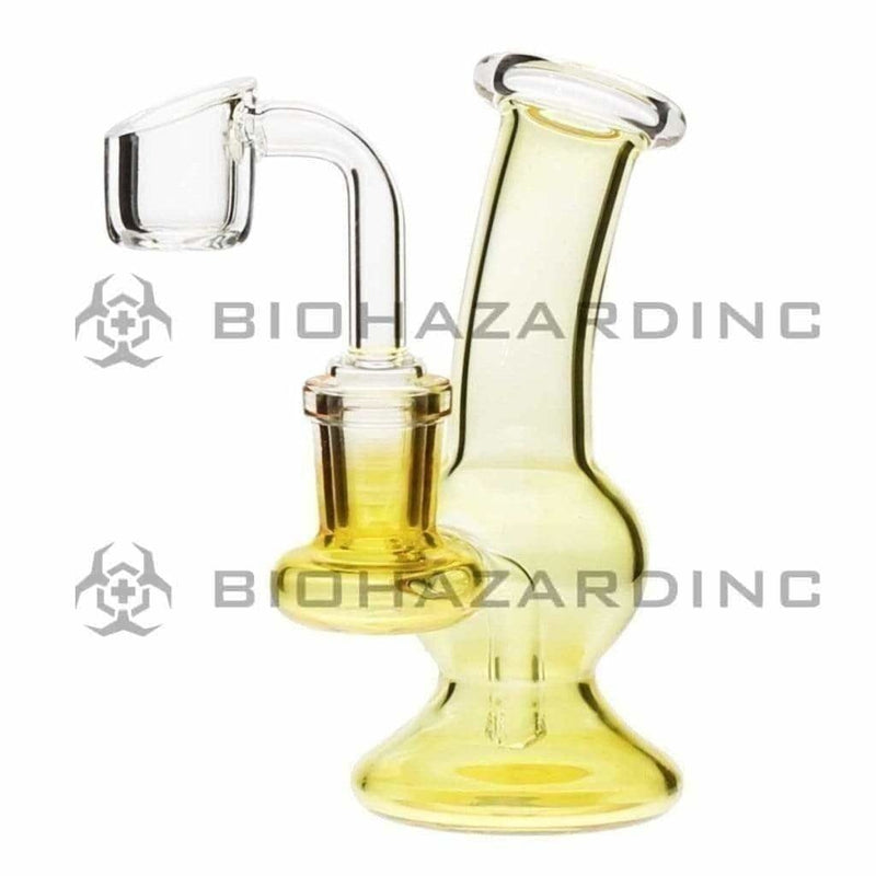 Biohazard Inc Glass Dab Rig 4" Bubble Banger Hanger w/ Banger - Fume