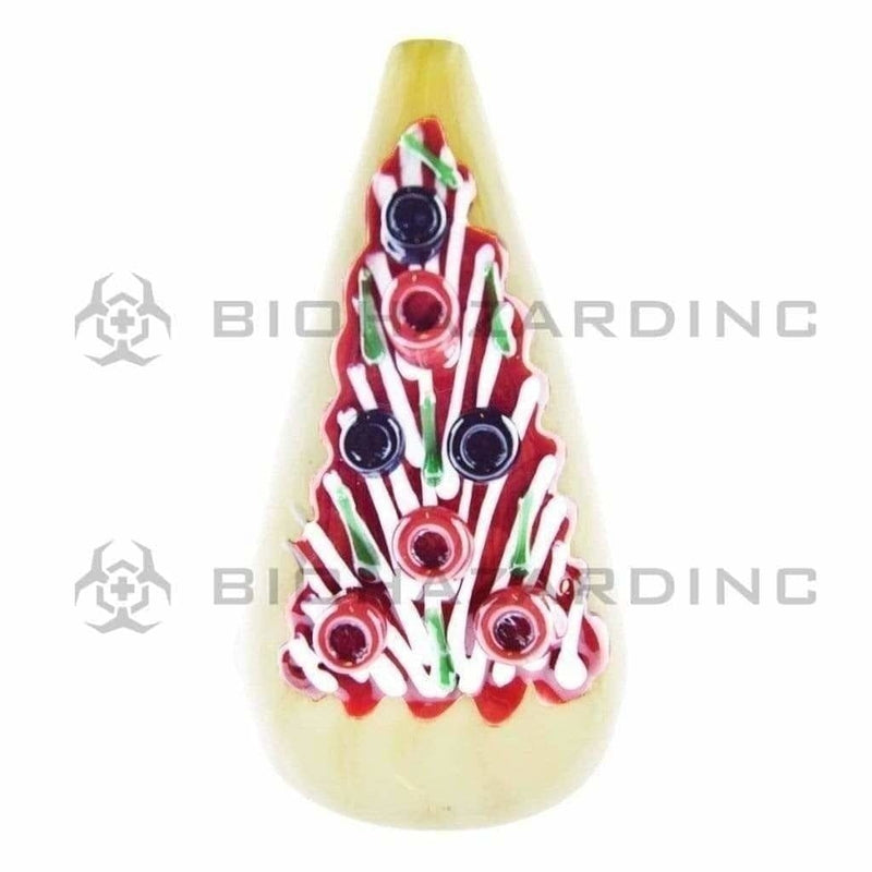 Biohazard Inc Novelty Hand Pipe 4" Combination Pizza Hand Pipe