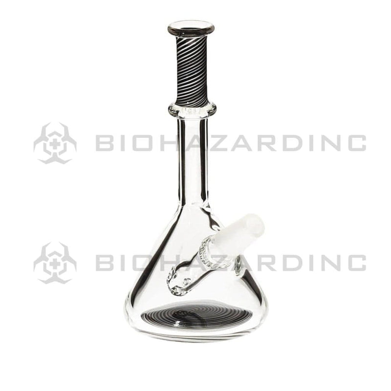 Biohazard Inc Glass Dab Rig 4" Fixed Stem Beaker 10mm Dab Rig -  Reversal