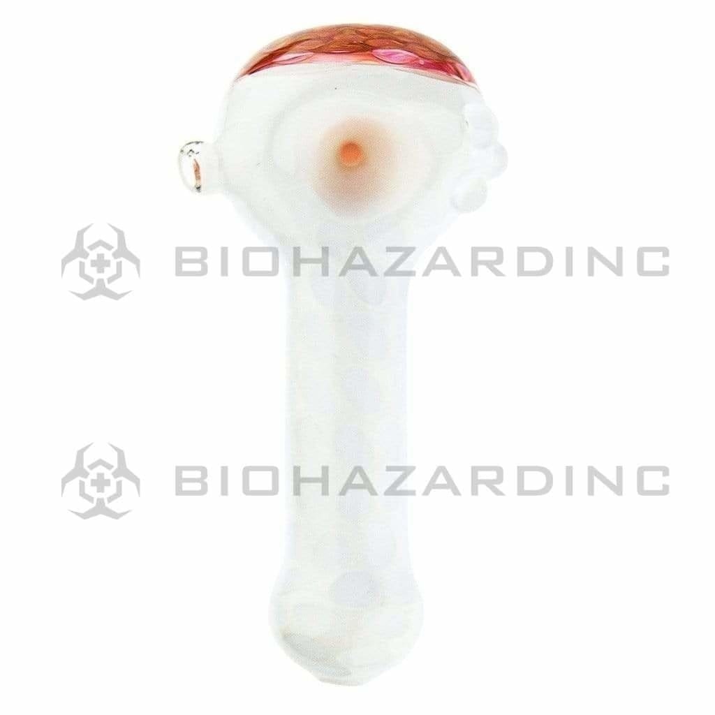 Biohazard Inc Glass Hand Pipe 4" Honeycomb Hand Pipe - Assorted Colors