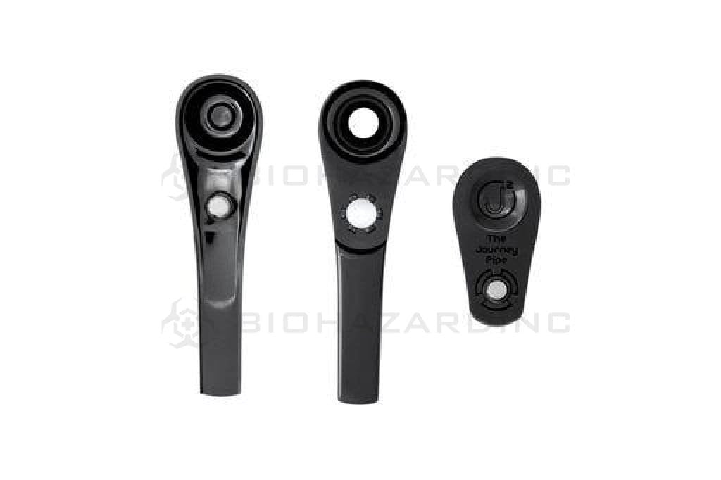 Journey Pipe Metal Hand Pipe 4" Journey Pipe J2 - Black