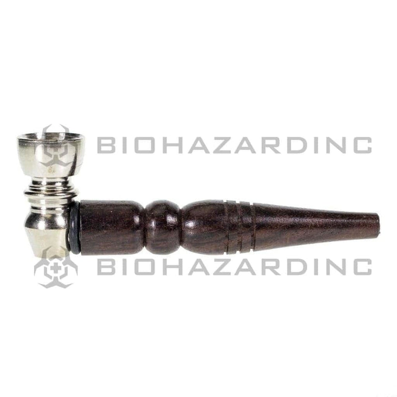 Biohazard Inc Metal Hand Pipe 4" Metal and Wood Pipe