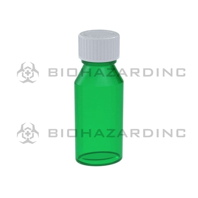 Biohazard Inc Oval Bottles 4 oz Green Oval Bottles - 120 Count