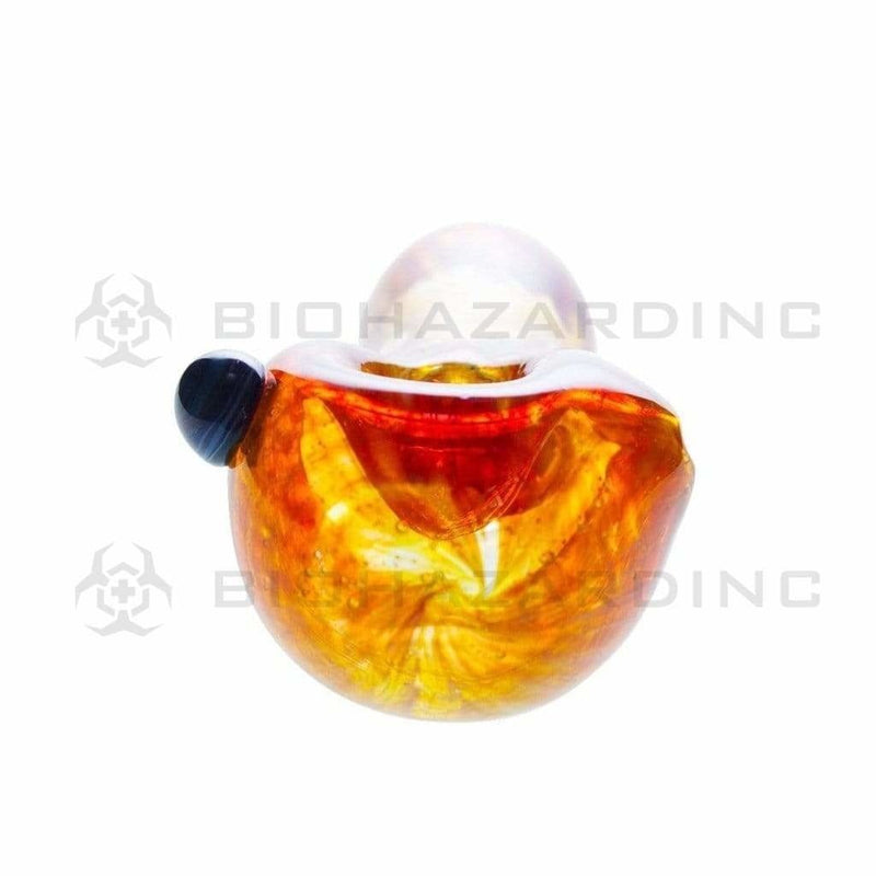 Biohazard Inc Glass Hand Pipe 4" Queen Bee Hand Pipe