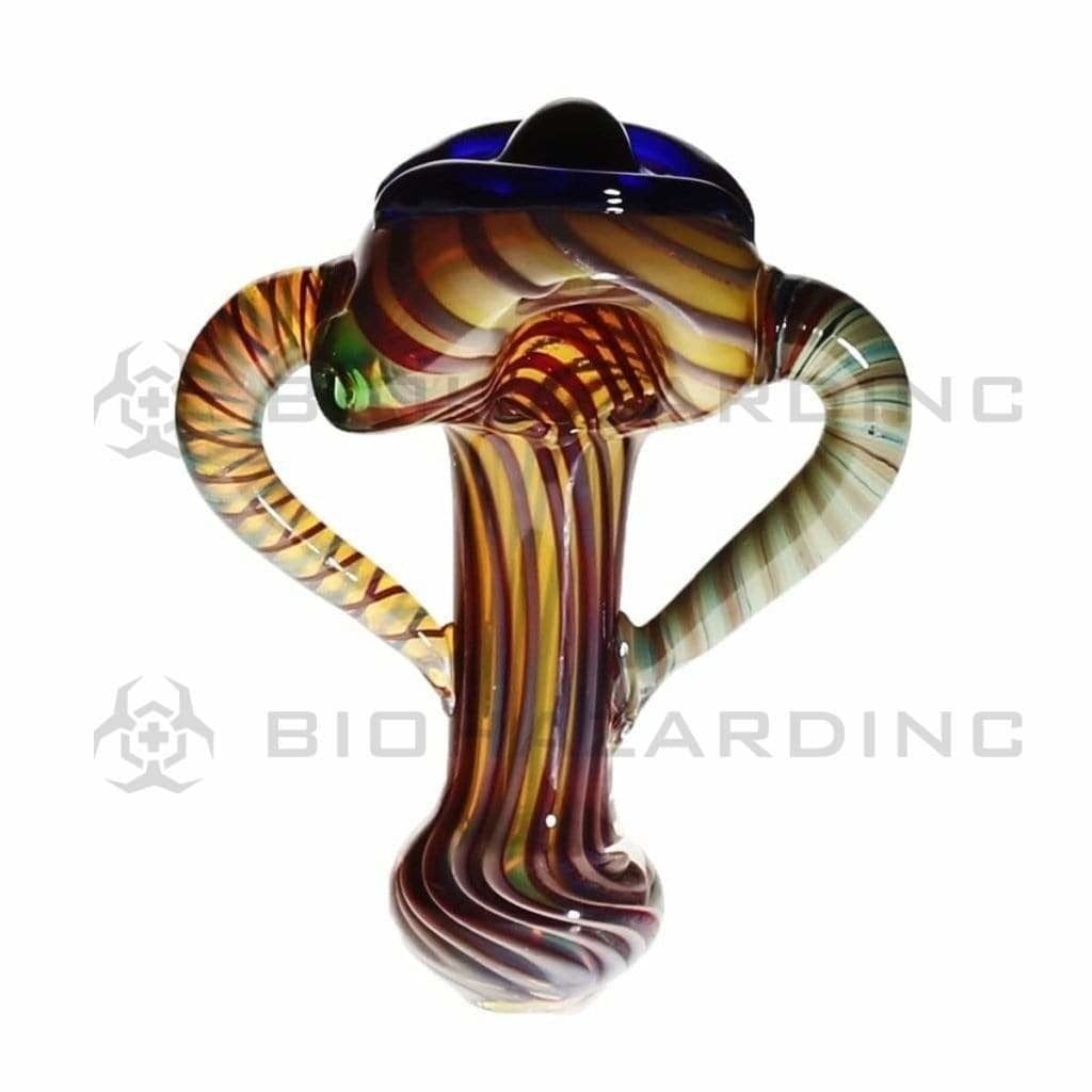 Biohazard Inc Novelty Hand Pipe 4" Twisted Color Cyclops Hand pipe