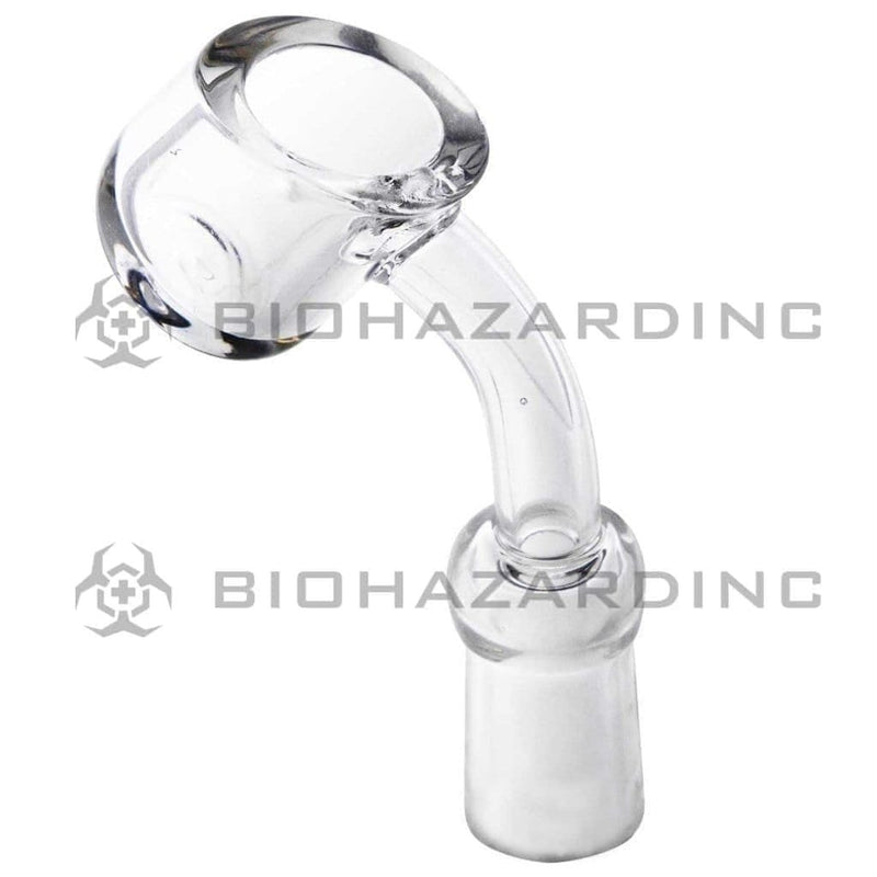 Biohazard Inc Quartz Banger 45° Heavy Wall Quartz Banger - 10mm Female