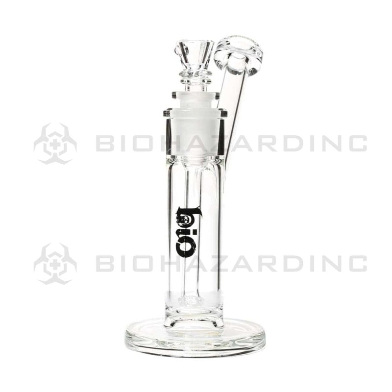 Bio Glass Glass Bubbler 5" BIO Removable Downstem Bubbler - Black Logo