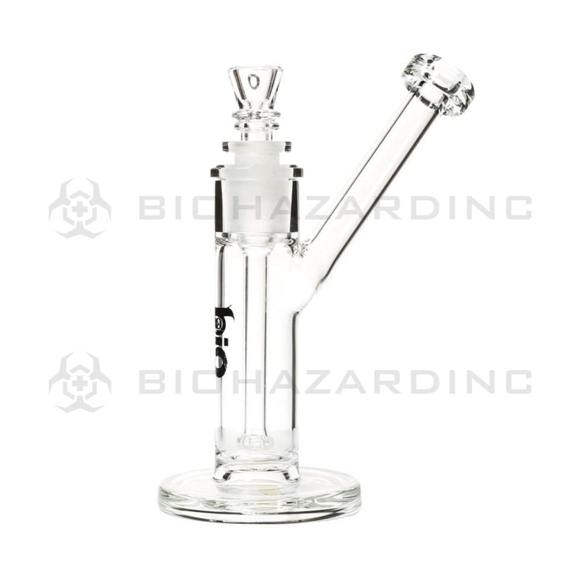 Bio Glass Glass Bubbler 5" BIO Removable Downstem Bubbler - Black Logo